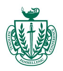 The Crest of The Panhellenic Council